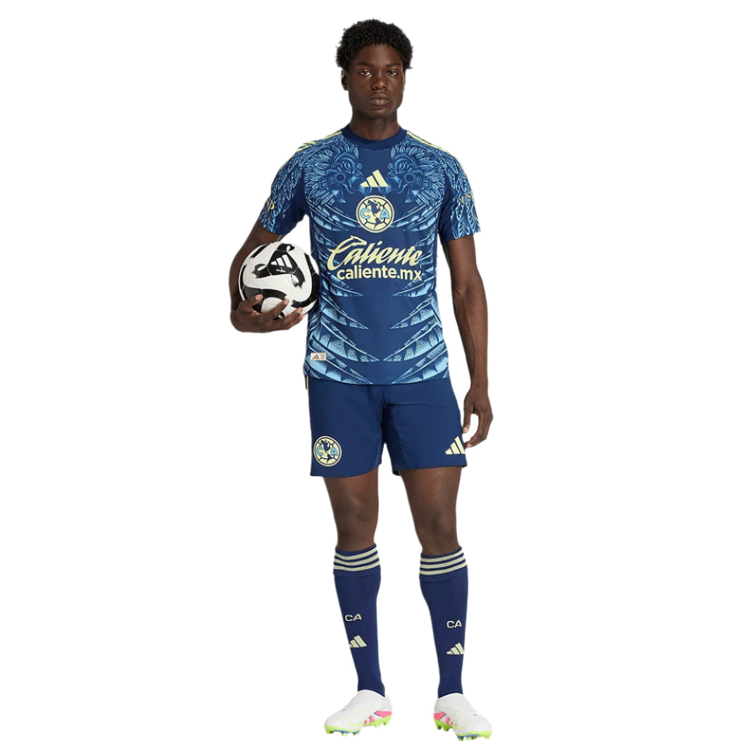 adidas R. Orquin Men's Club América 25/26 Authentic Away Jersey (Blue)
