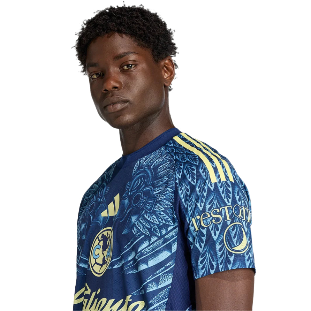 adidas A. Cervantes Men's Club América 25/26 Authentic Away Jersey (Blue)