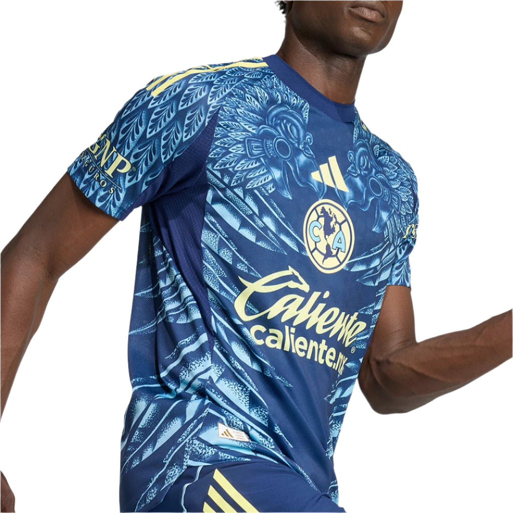adidas R. Aguirre Men's Club América 25/26 Authentic Away Jersey (Blue)