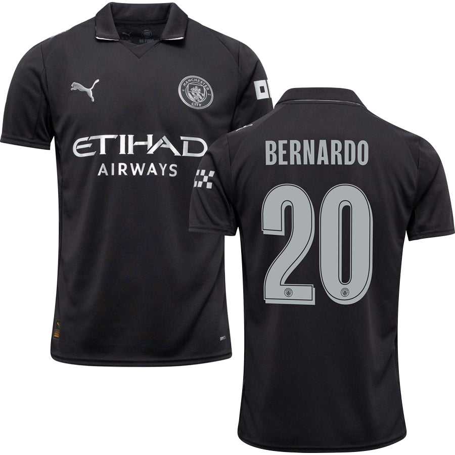Manchester City Away #20 BERNARDO Jersey 2025/26 Adults