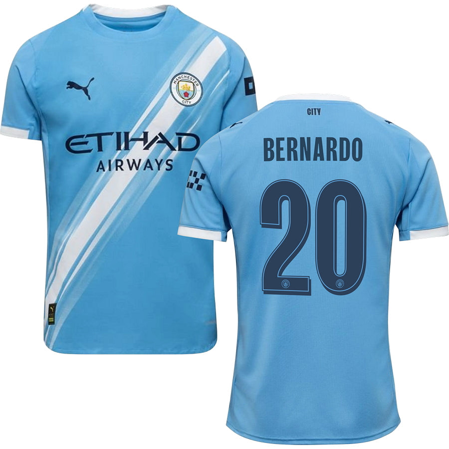 Manchester City Home #20 BERNARDO Jersey 2025/26 Adults
