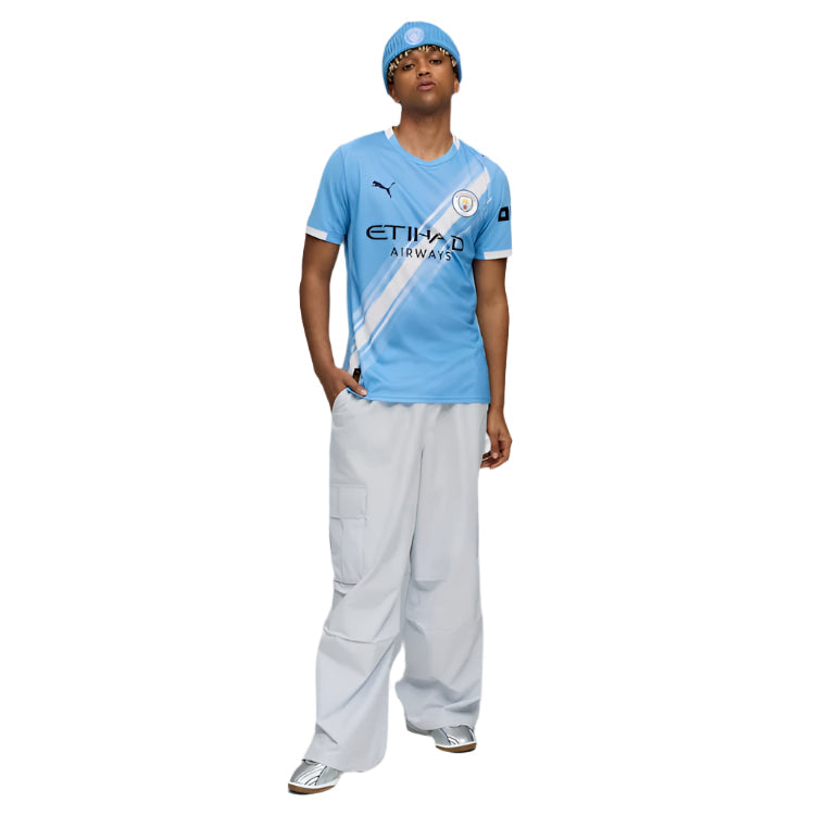 Puma Mateo Kovacic Manchester City Home Jersey 25/26 w/ EPL + Sponsor Patch (Team Light Blue/Puma White)
