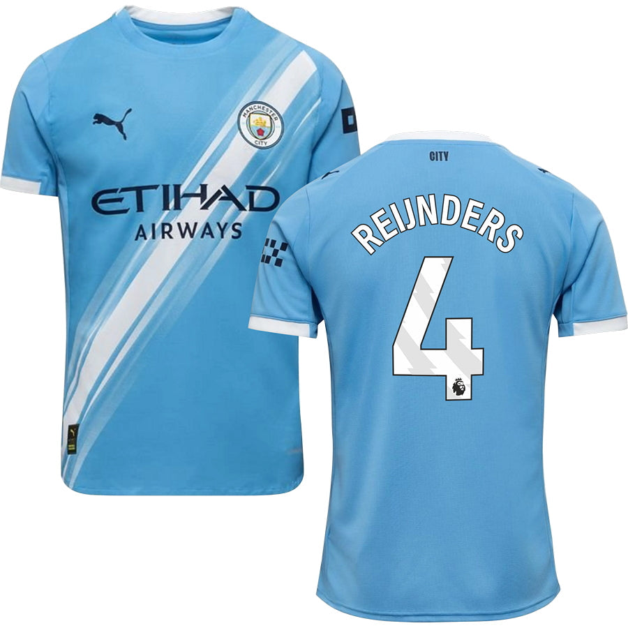 Manchester City Home #4 REIJNDERS Jersey 2025/26 Adults