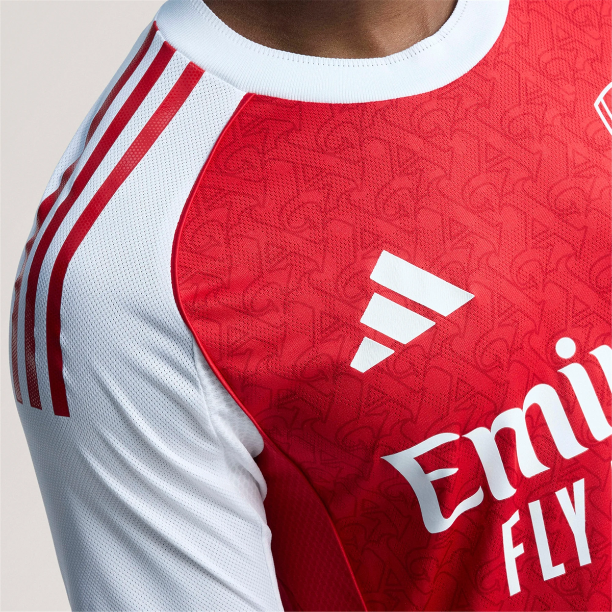 adidas Karl Hein Arsenal FC Authentic Home Jersey 25/26 w/ EPL Patch (Better Scarlet/White