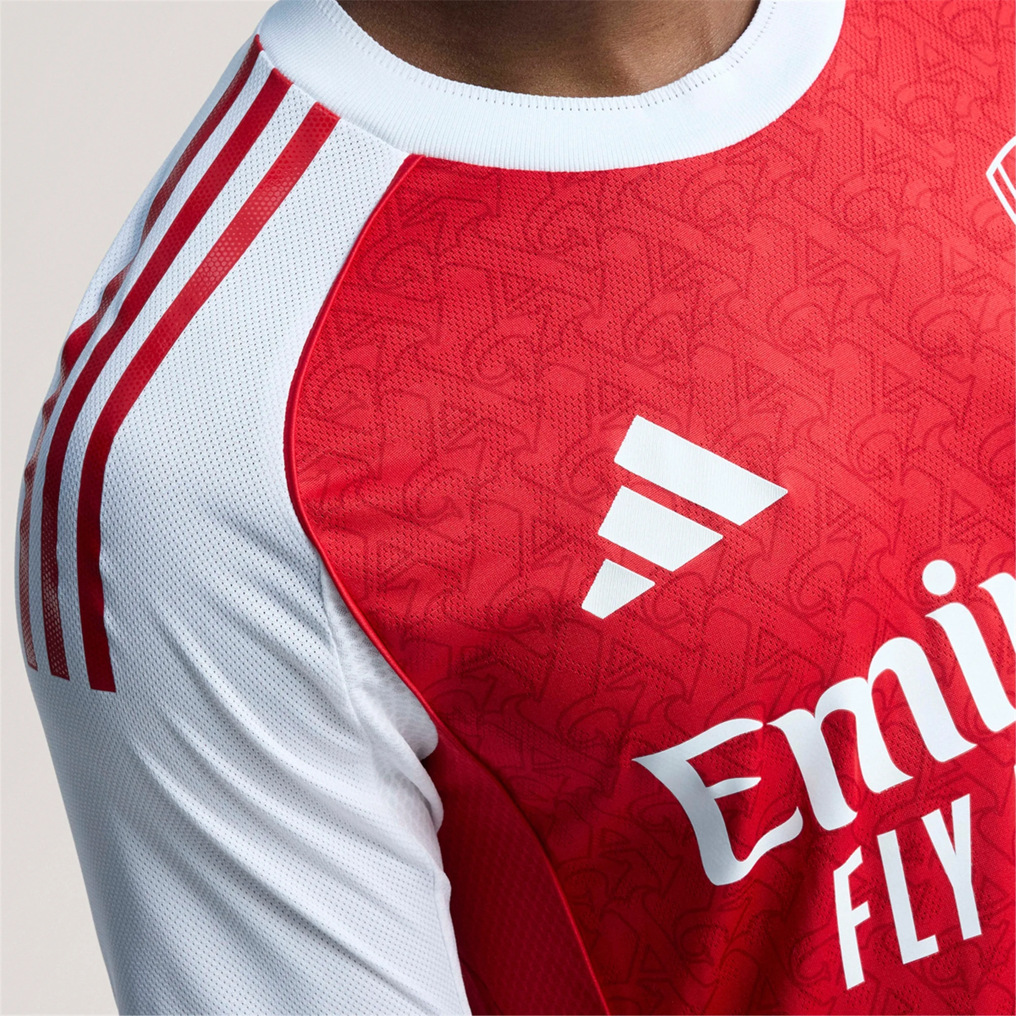adidas Kieran Tierney Arsenal FC Authentic Home Jersey 25/26 w/ EPL Patch (Better Scarlet/White)