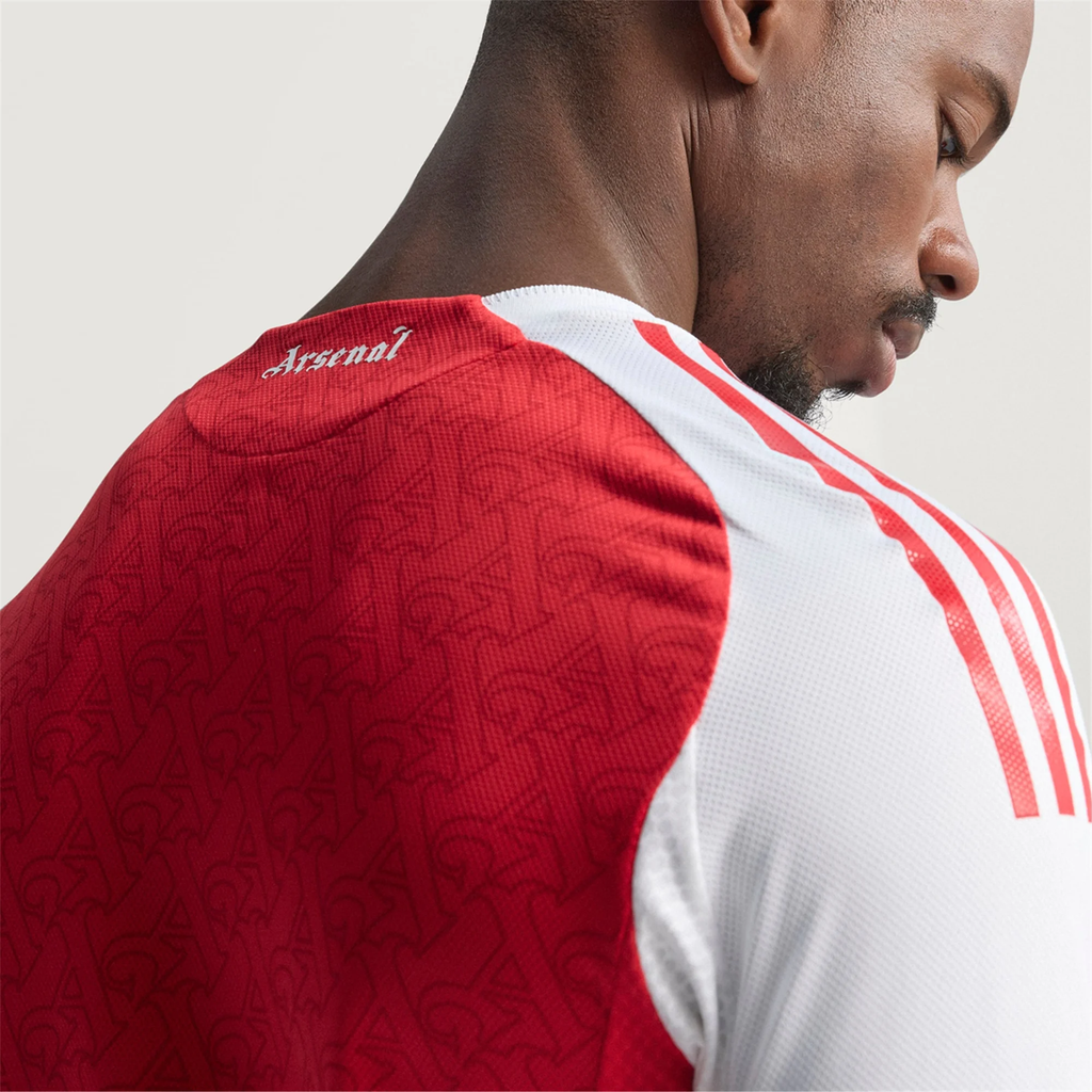 adidas Thomas Arsenal FC Authentic Home Jersey 25/26 w/ EPL Patch (Better Scarlet/White