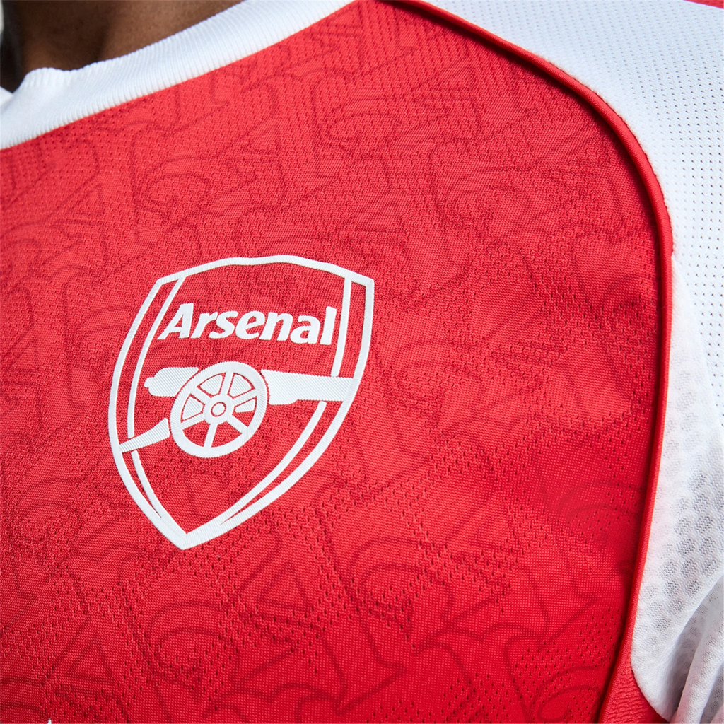 adidas Gabriel Martinelli Arsenal FC Authentic Home Jersey 25/26 w/ EPL Patch (Better Scarlet/White