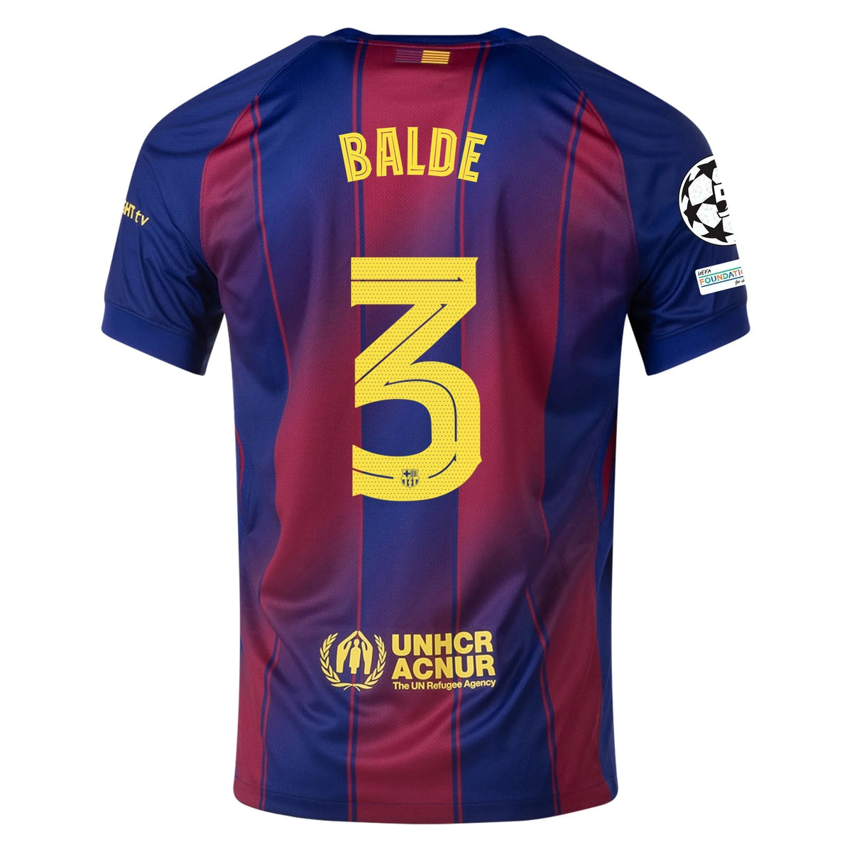 Nike Balde FC Barcelona Home Jersey 25/26 w/ Champions League Patches (Deep Royal Blue/Midwest Gold)