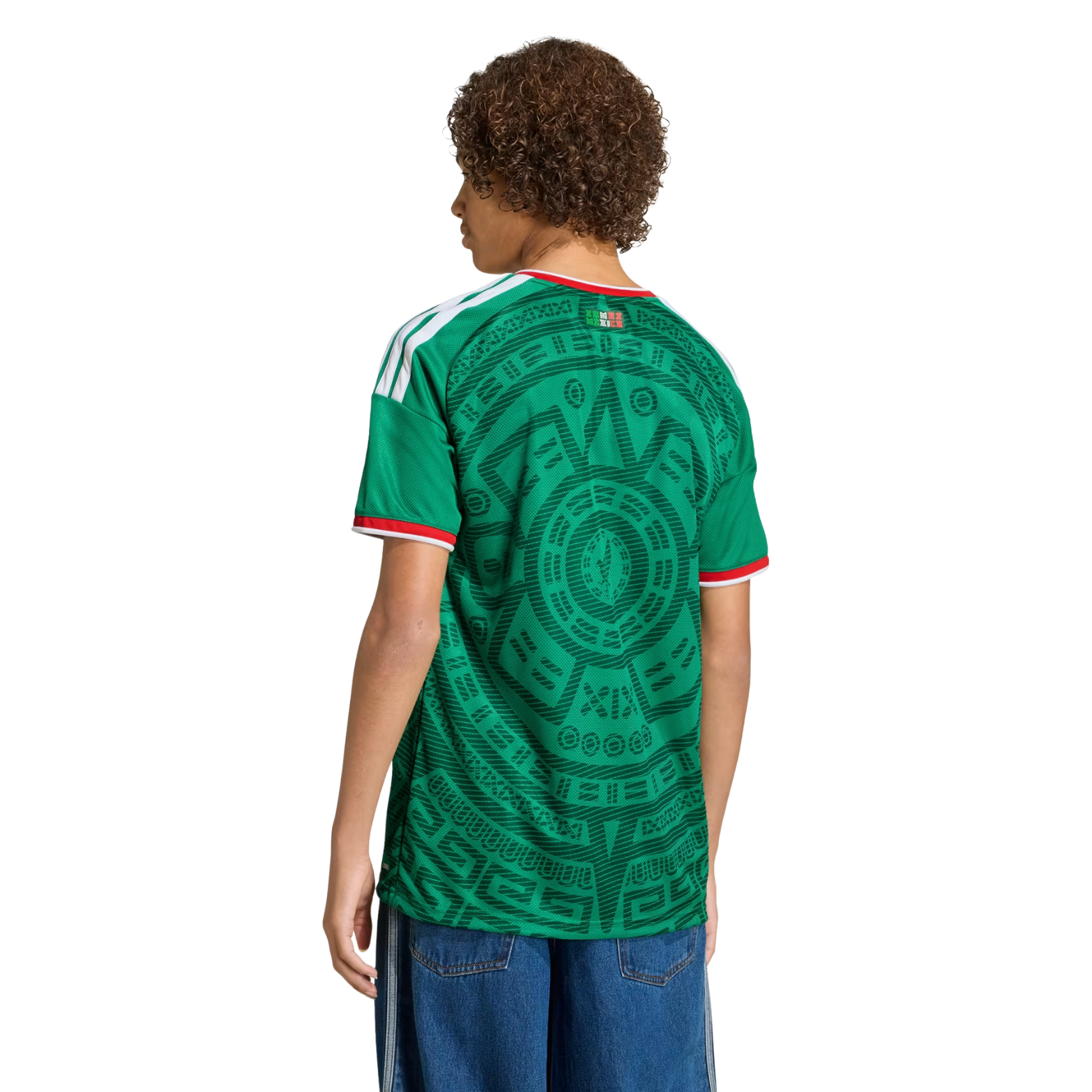 adidas Youth C. Huerta Mexico 2026 Home World Cup Jersey (Bold Green)