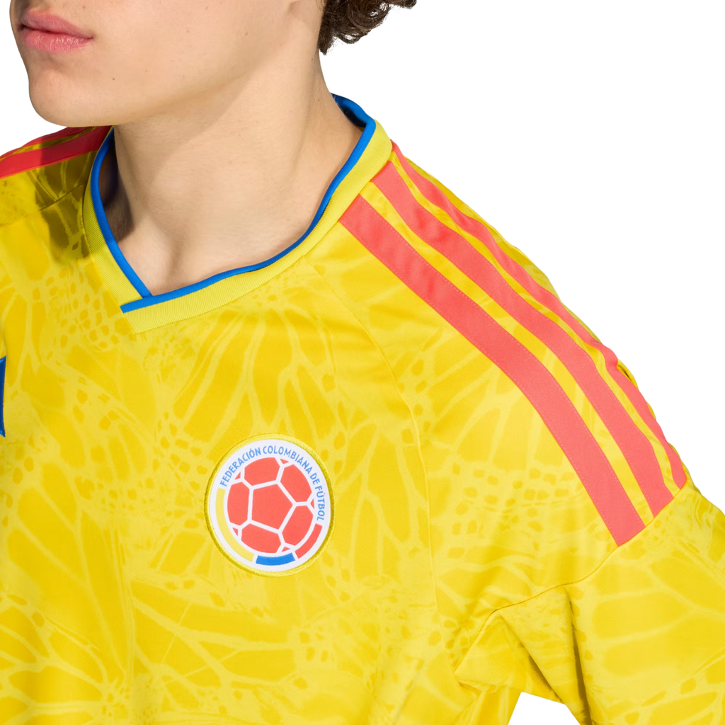 adidas Men's Borja Colombia 2026 Home Jersey (Impact Yellow)