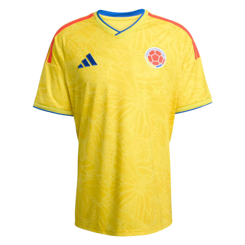 adidas Men's Borja Colombia 2026 Home Jersey (Impact Yellow)