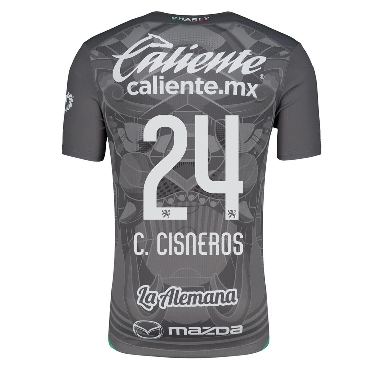 Charly Carlos Cisneros Leon Third Jersey 24/25 (Grey/Green)
