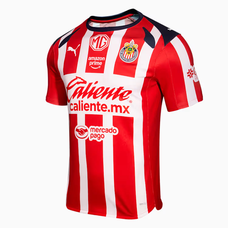 Puma Hugo Camberos Men's Chivas De Guadalajara Home Jersey 25/26 (Puma Red/White)
