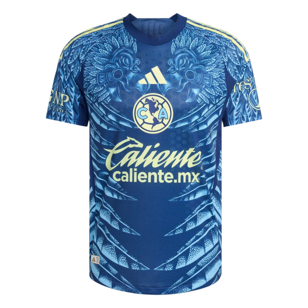 adidas R. Aguirre Men's Club América 25/26 Authentic Away Jersey (Blue)