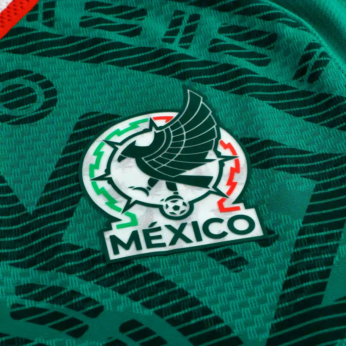 adidas Men's J. Vasquez Mexico Long-Sleeve Authentic Home Jersey 2026 (Bold Green)
