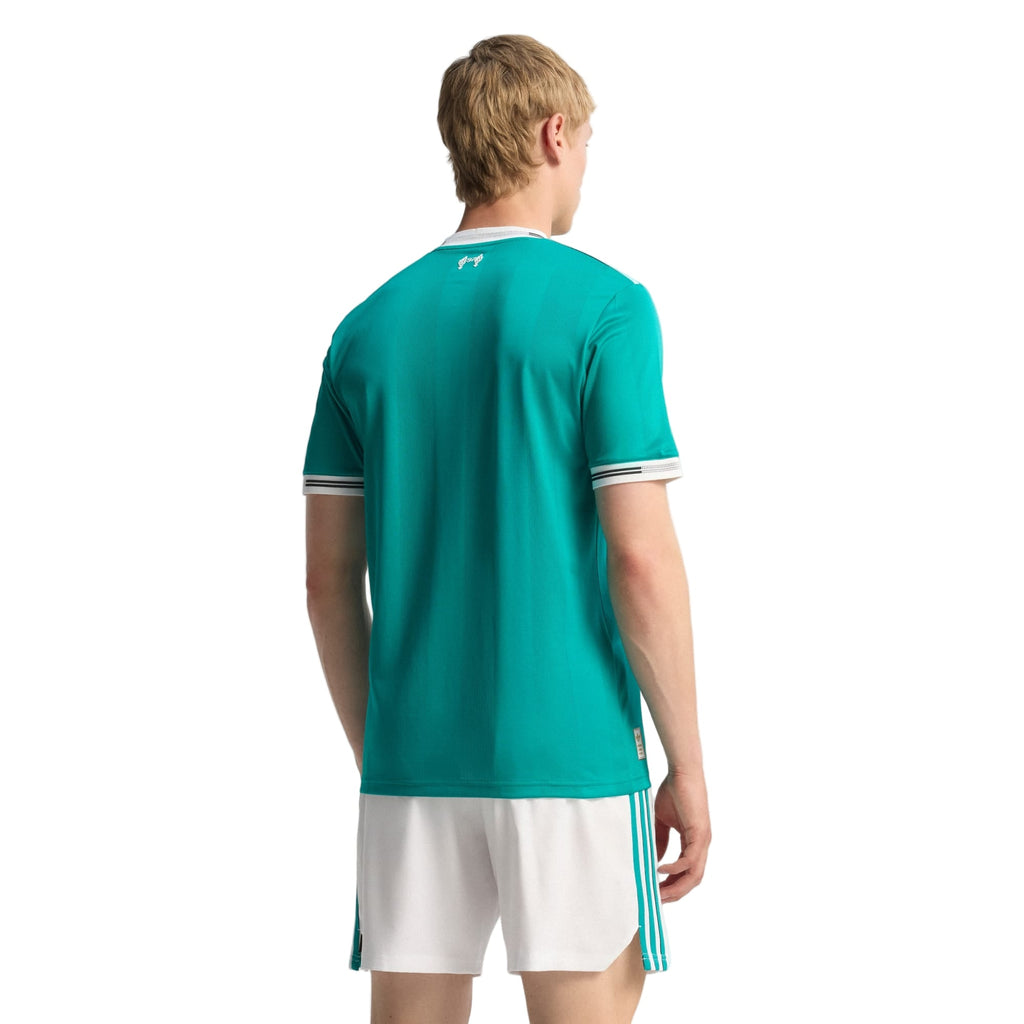 adidas Liverpool FC Authentic YNWA Third Jersey w/ EPL + No Room For Racism Patches 25/26 (Sea Green)