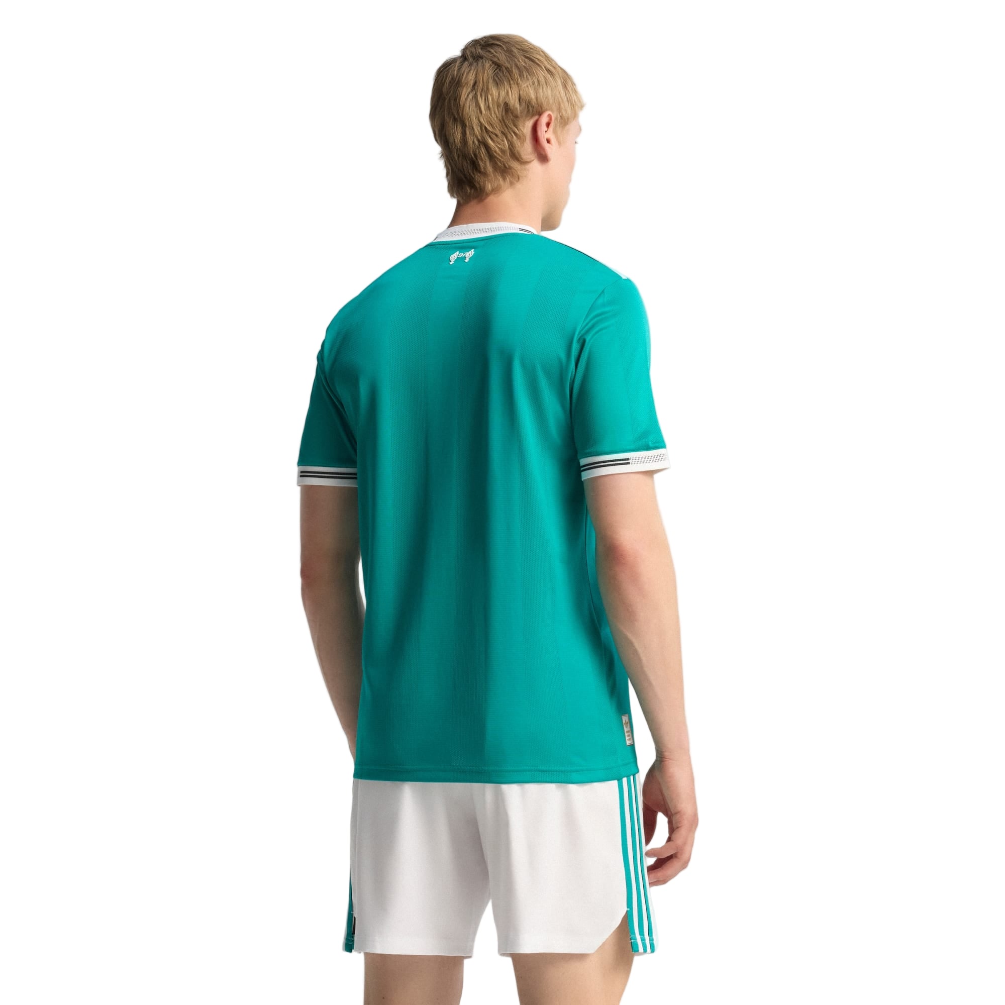 adidas Liverpool FC Authentic Andy Robertson Third Jersey w/ EPL + No Room For Racism Patches 25/26 (Sea Green)