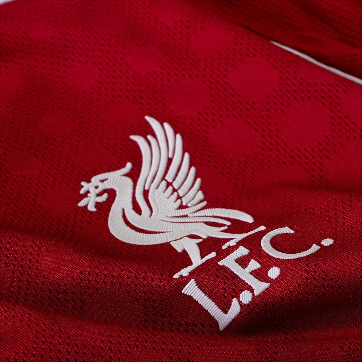 adidas Men's Liverpool FC Authentic Szoboszlai Home Jersey 25/26 w/ EPL + NRFR Patches (Strawberry Red)