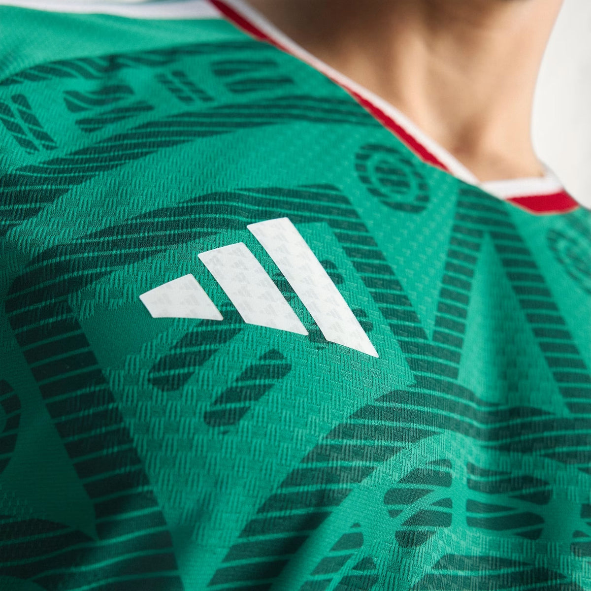 adidas Men's G. Mora Mexico Authentic Home 2026 World Cup Jersey (Bold Green)