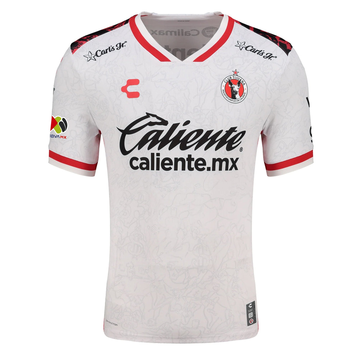 Charly Shamar Nicholson Men's Xolos De Tijuana Away Jersey 25/26 w/ BBVA MX Patch (White)
