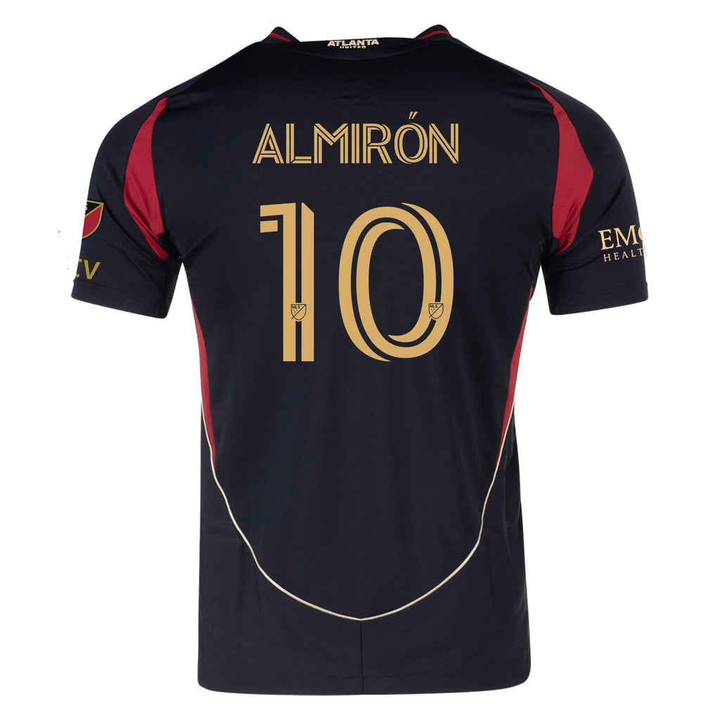 Miguel Almirón Atlanta United Authentic Home Jersey 25/26 (Red/Black) - w/ MLS Patches