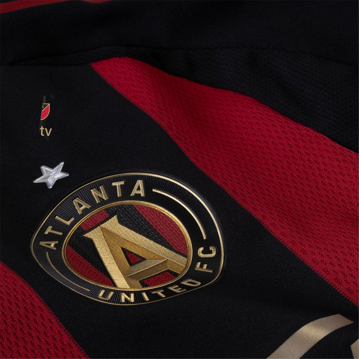 adidas Jamal ThiarÃ© Atlanta United Authentic Home Jersey w/ MLS Patches 25/26 (Red/Black)