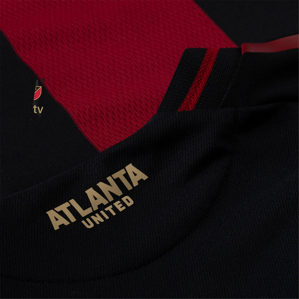 adidas Jamal ThiarÃ© Atlanta United Authentic Home Jersey w/ MLS Patches 25/26 (Red/Black)