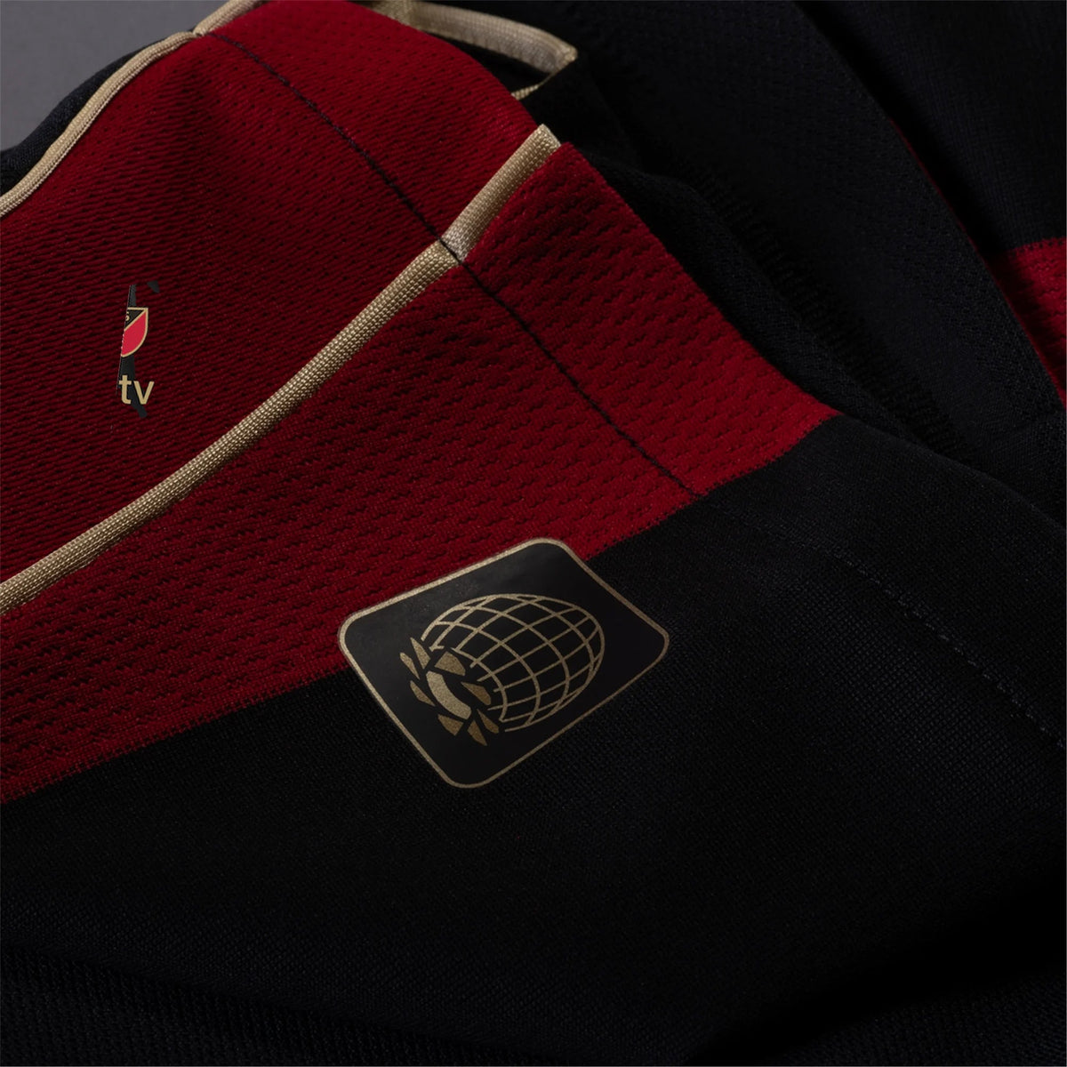 adidas Ajani "Jay" Fortune Atlanta United Authentic Home Jersey w/ MLS Patches 25/26 (Red/Black)