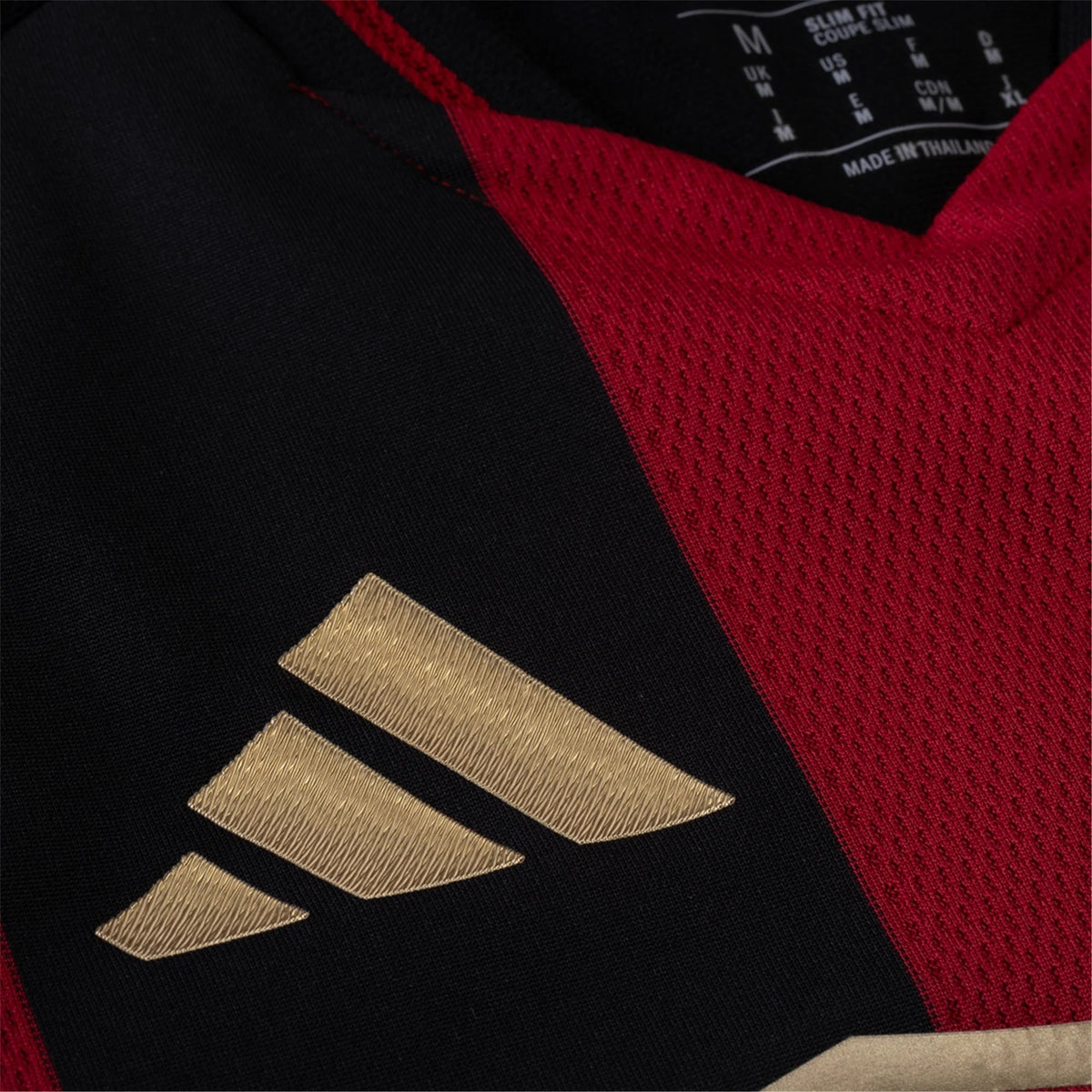 adidas Stian Gregersen Atlanta United Authentic Home Jersey w/ MLS Patches 25/26 (Red/Black)
