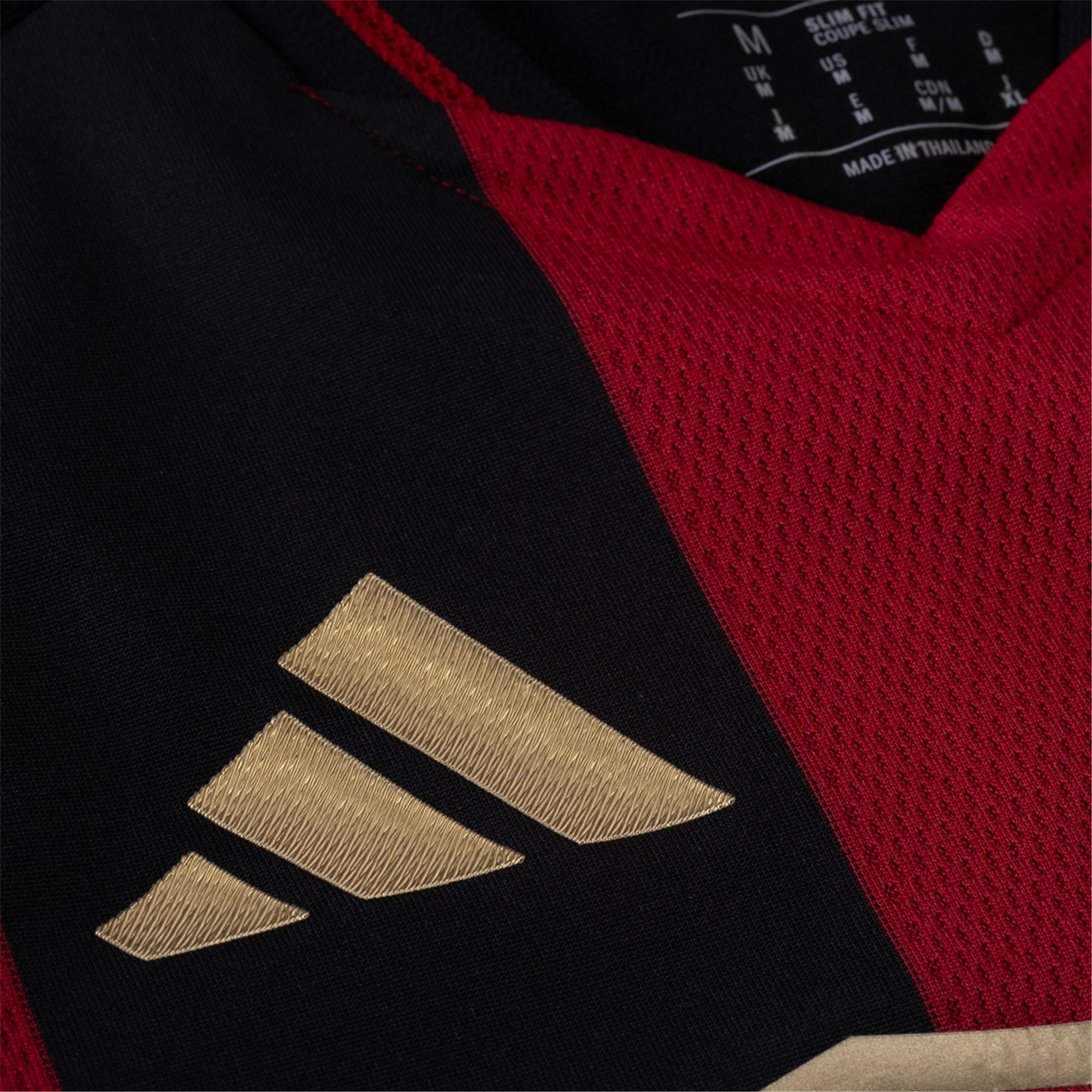 adidas Stian Gregersen Atlanta United Authentic Home Jersey w/ MLS Patches 25/26 (Red/Black)