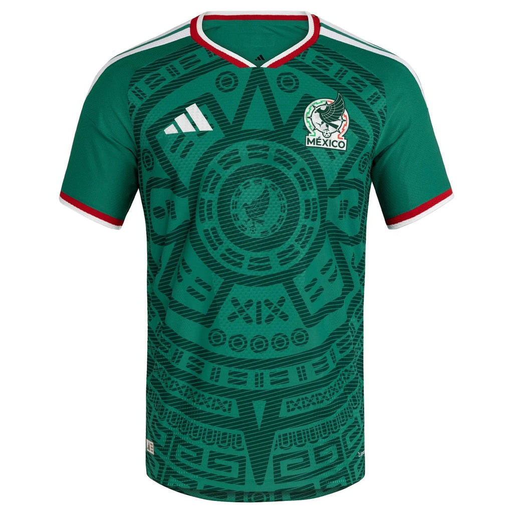 adidas Men's Mexico Authentic Home 2026 World Cup Jersey (Bold Green)