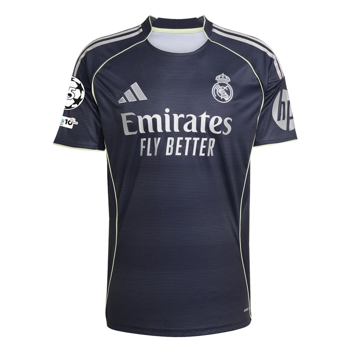 adidas Valverde Real Madrid 25/26 Away Jersey w/ Champions League Patches (Legend Ink)