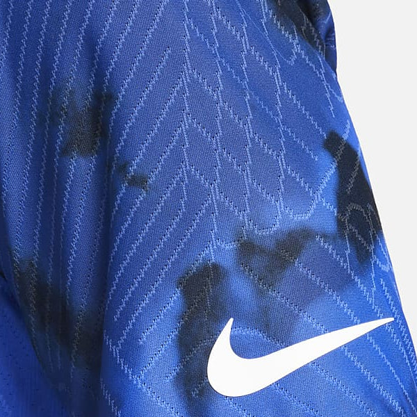 Nike United States Antonee Robinson Authentic Match Away Jersey 22/23 w/ World Cup 2022 Patches (Bright Blue/White)