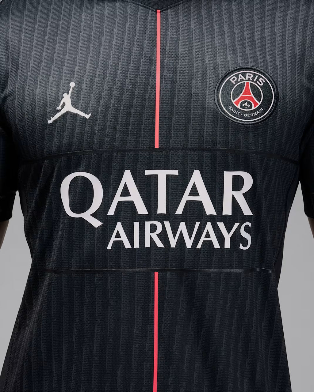 Nike Men's Paris Saint Germain x Jordan PSG 4th Jersey 25/26 (Off Noir/Black/Pearl Pink)