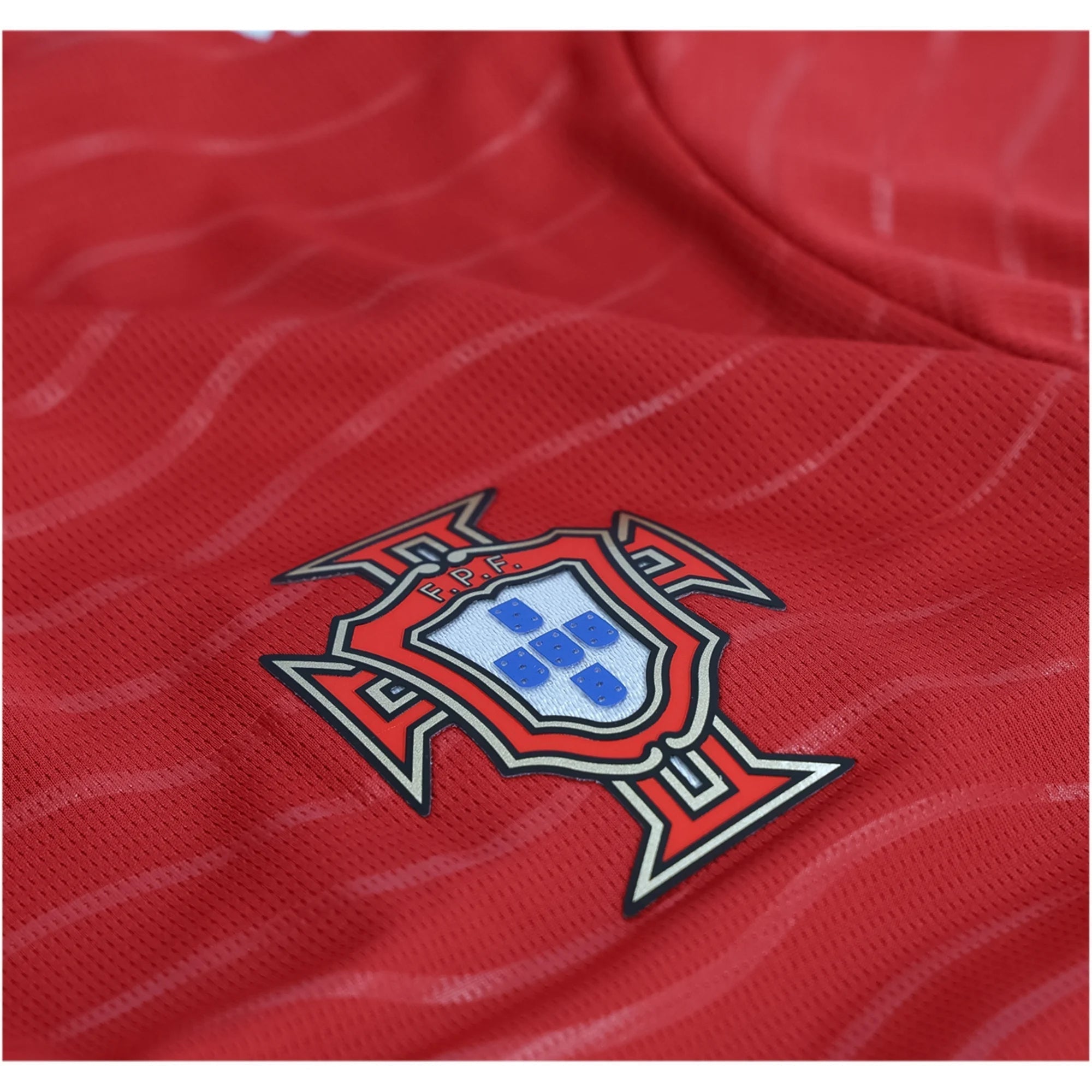 PUMA Men's Portugal Long Sleeve Home World Cup 2026 Jersey (Club Red/Green Lagoon)