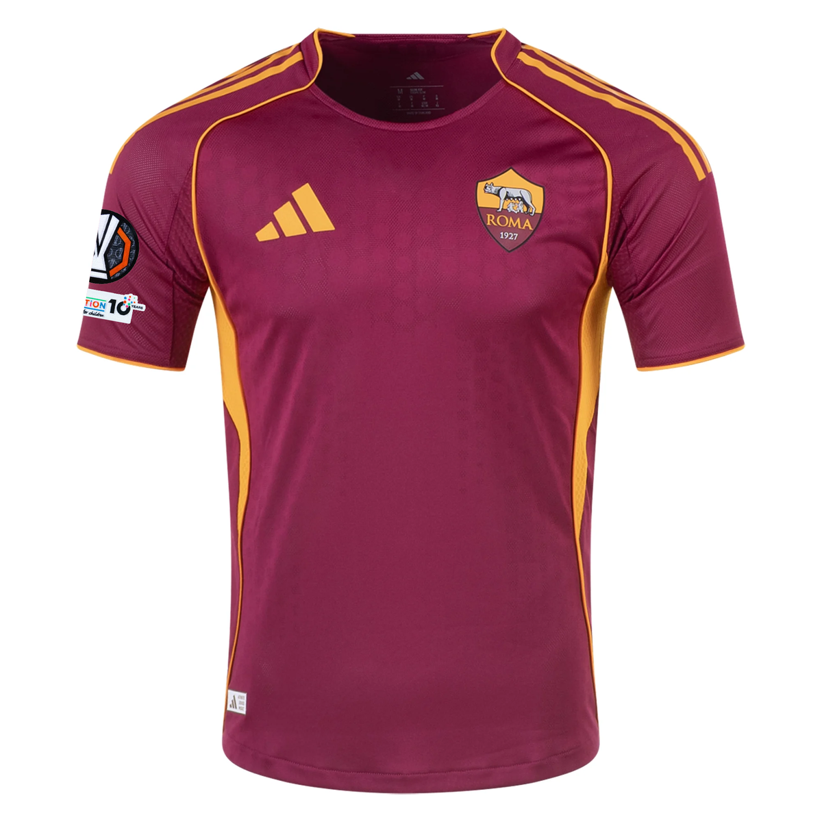 adidas Roma Authentic Evan Ferguson Home Jersey w/ Europa League Patches 25/26 (Burgundy)