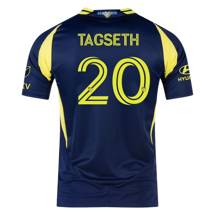 adidas Nashville Authentic Edvard Tagseth Away Jersey w/ MLS + Apple TV 25/26 (Tena Blue)