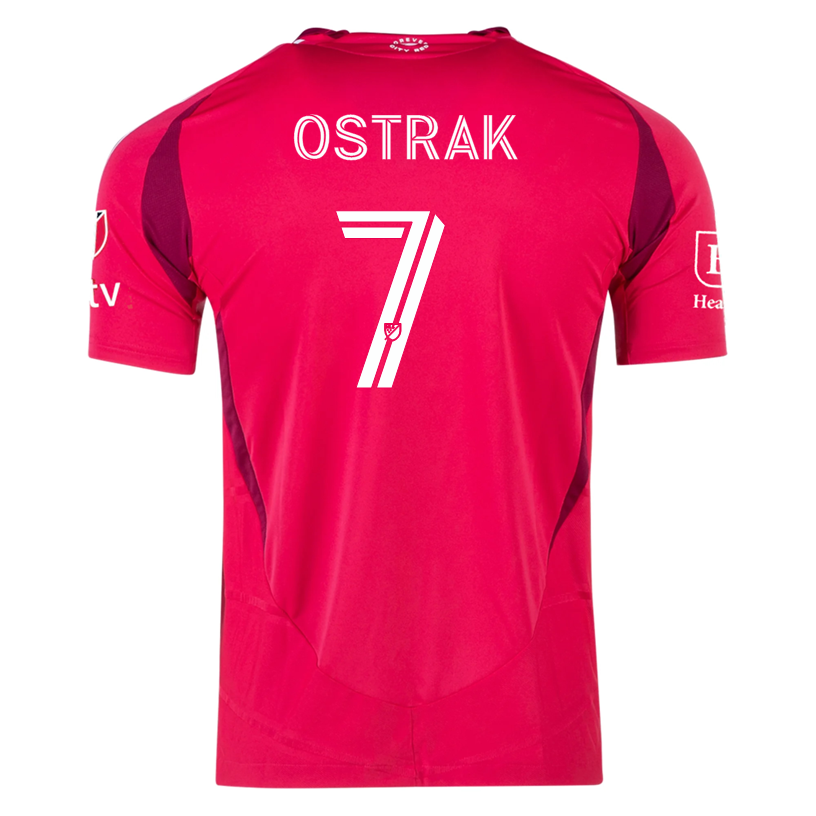 adidas Tomas Ostrak St. Louis FC Authentic Home Jersey 25/26 (Power Pink)
