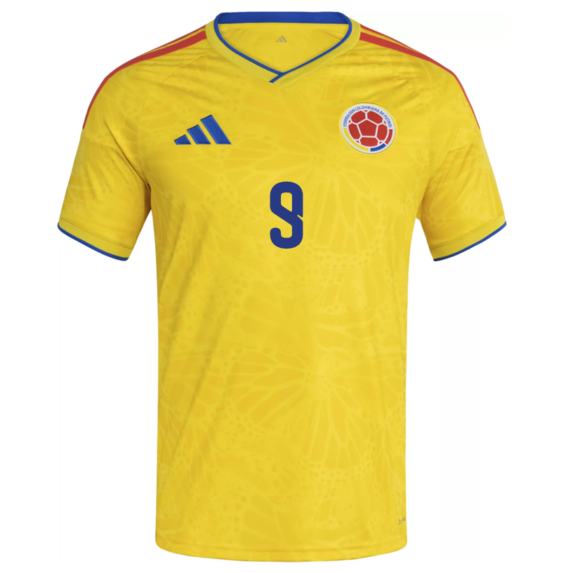 adidas Men's Borja Colombia 2026 Home Jersey (Impact Yellow)