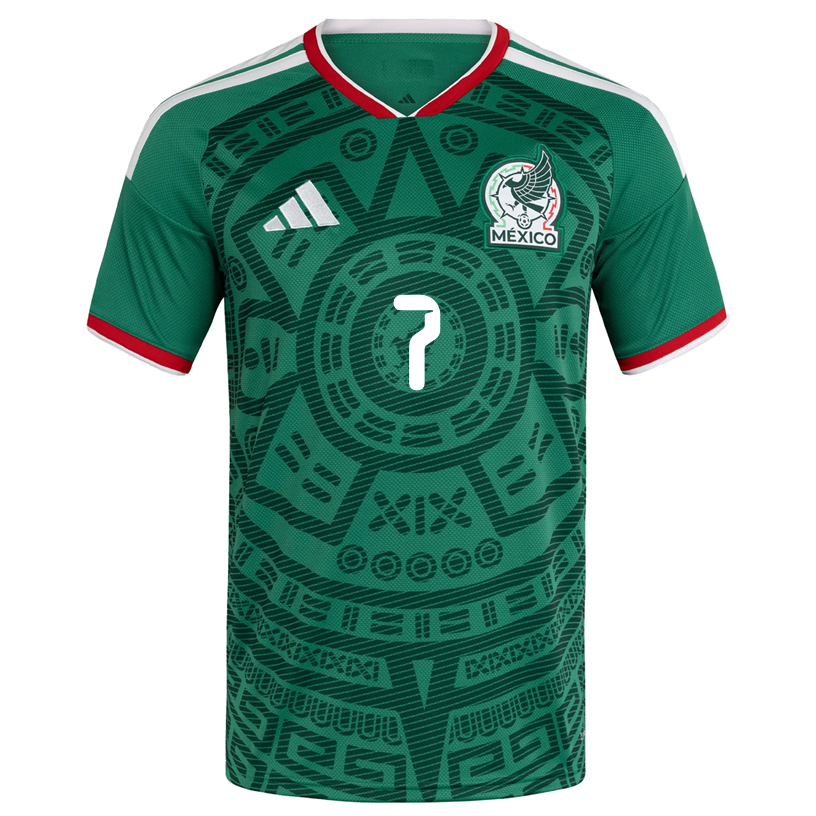adidas Men's G. Mora Mexico Authentic Home 2026 World Cup Jersey (Bold Green)