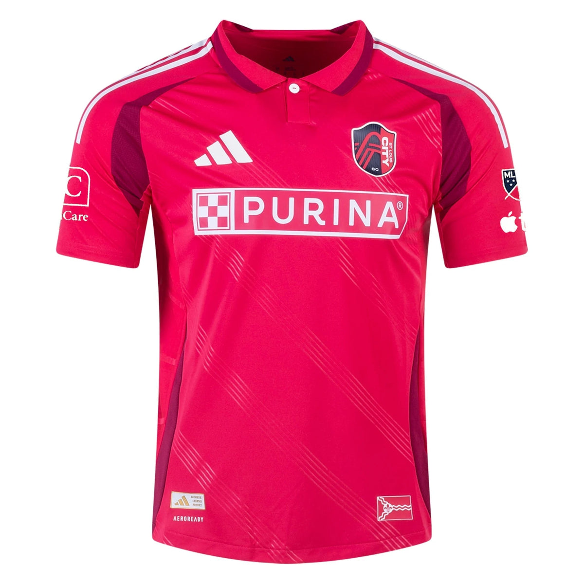 adidas Rasmus Alm St. Louis FC Authentic Home Jersey 25/26 (Power Pink)