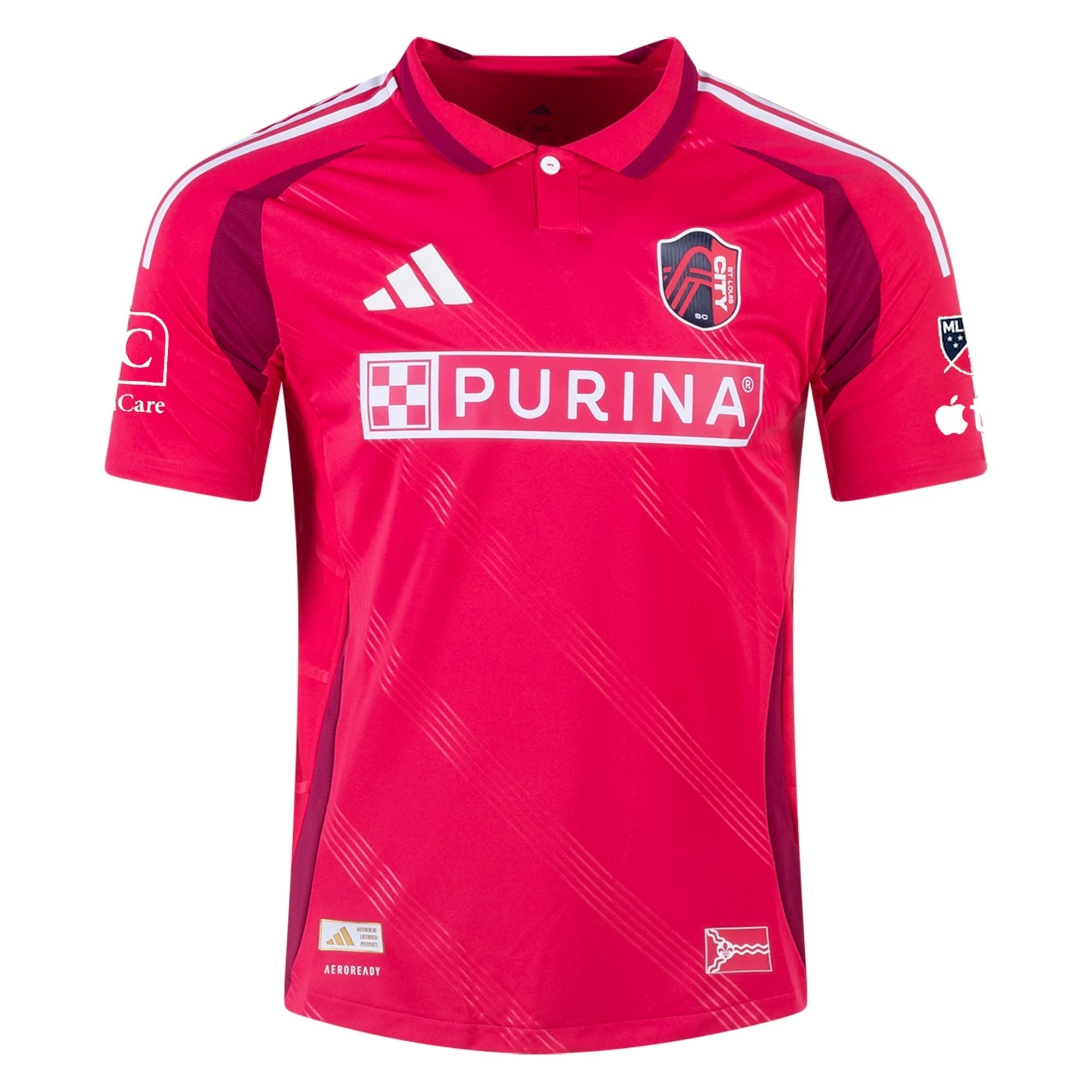 adidas Christian Olivares St. Louis FC Authentic Home Jersey 25/26 (Power Pink)