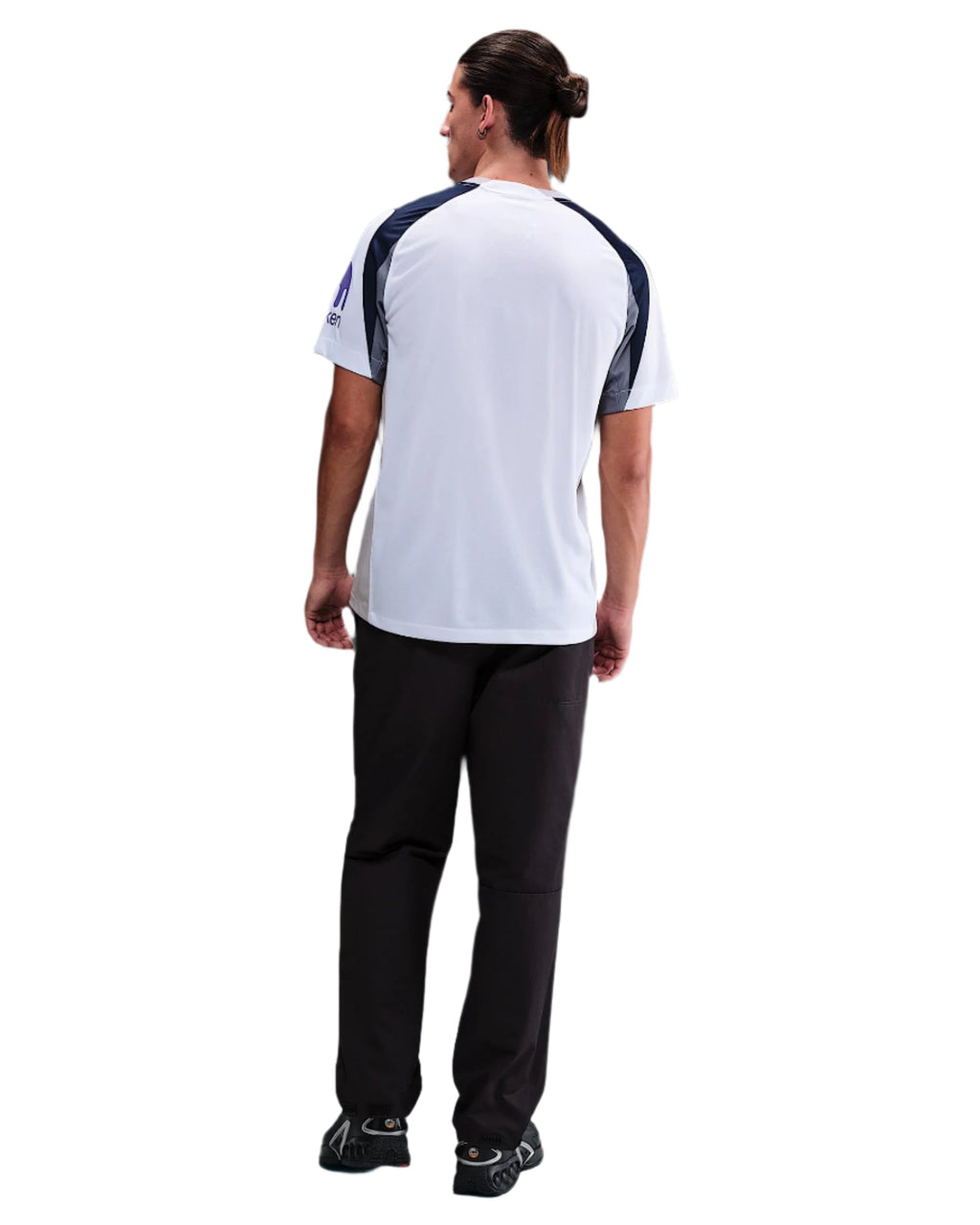 Nike Kudus Tottenham Hotspurs Home Jersey w/ EPL + No Room For Racism Patch 25/26 (White/Iron/Binary Blue)