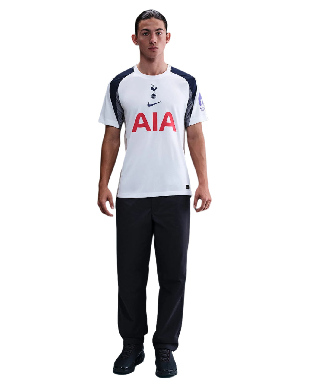 Nike Kudus Tottenham Hotspurs Home Jersey w/ EPL + No Room For Racism Patch 25/26 (White/Iron/Binary Blue)