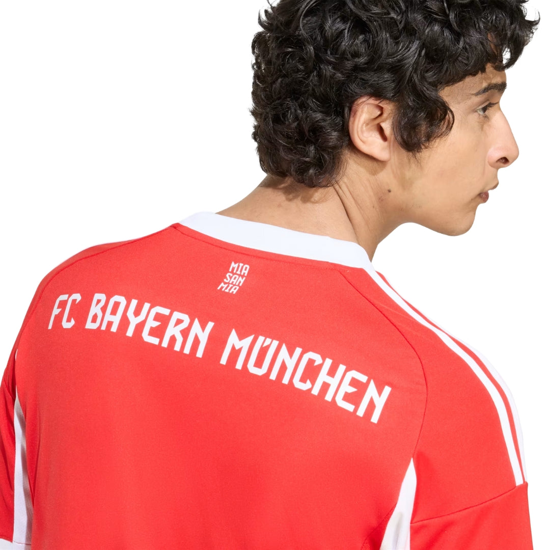 adidas Bayern Munich Boey Home Jersey w/ Champions League Patches 25/26 (Red)