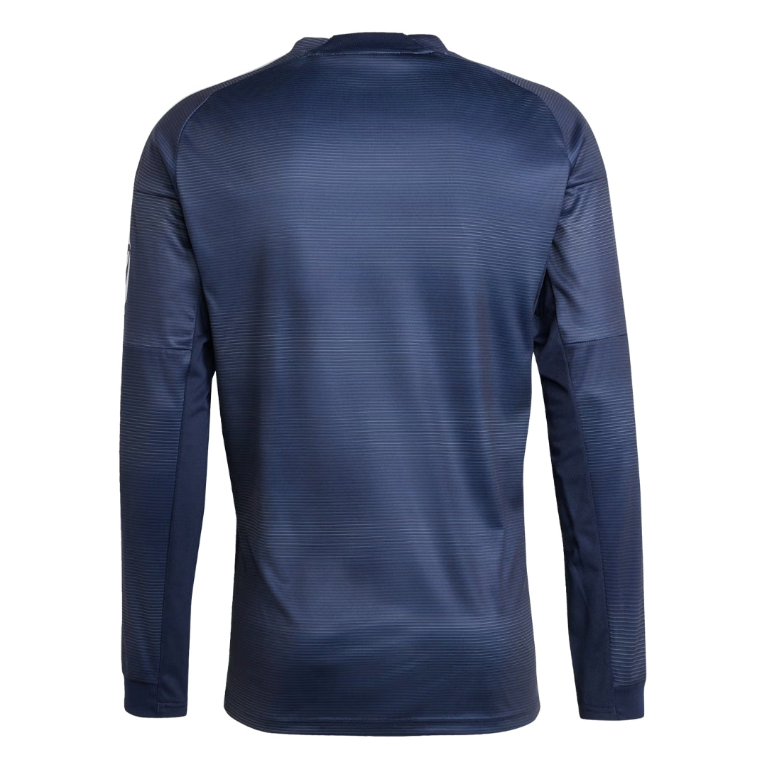 adidas Real Madrid Long Sleeve Away Jersey 25/26 (Legend Ink)