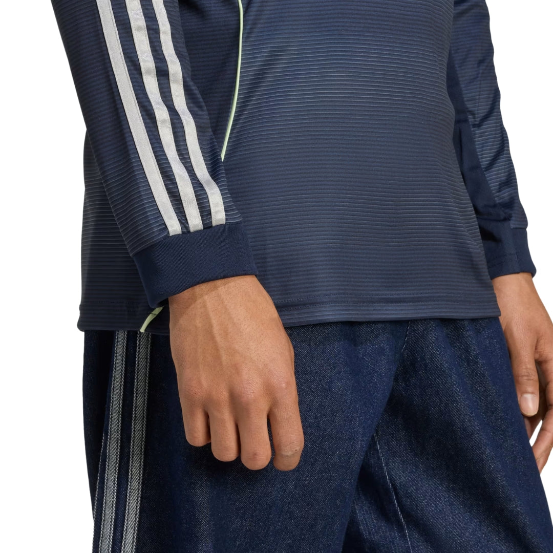 adidas Real Madrid D. Ceballos Long Sleeve Away Jersey w/ Champions League Patches 25/26 (Legend Ink)