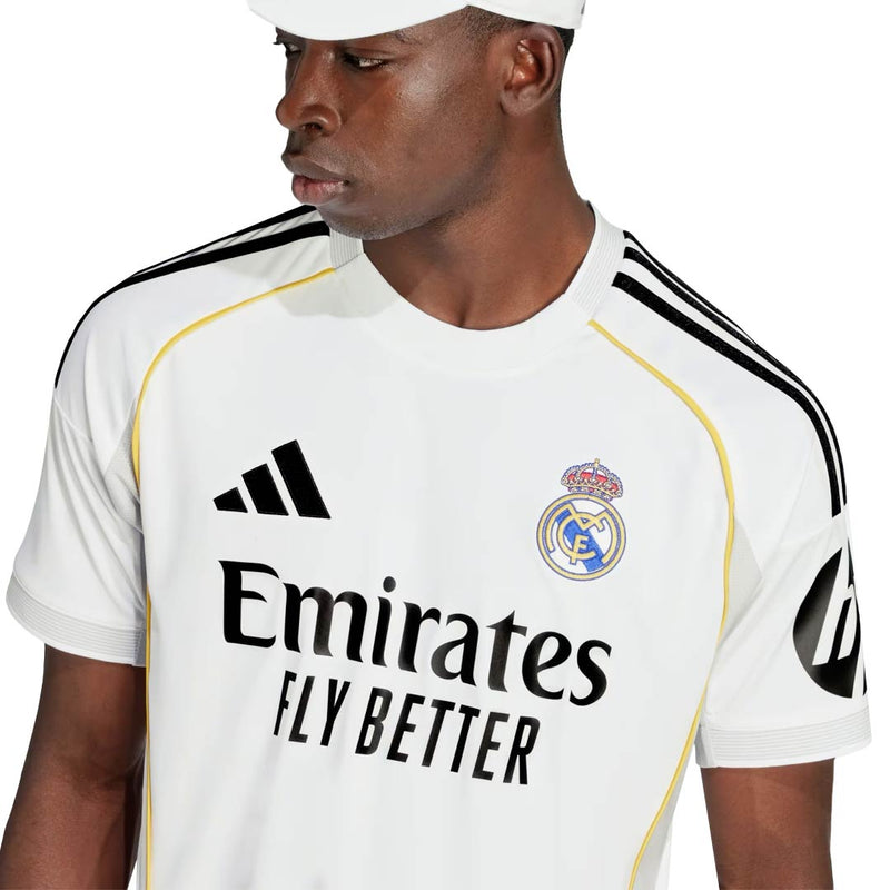 adidas Luka Modric Real Madrid 25/26 Home Jersey w/ Champions League Patches (White)
