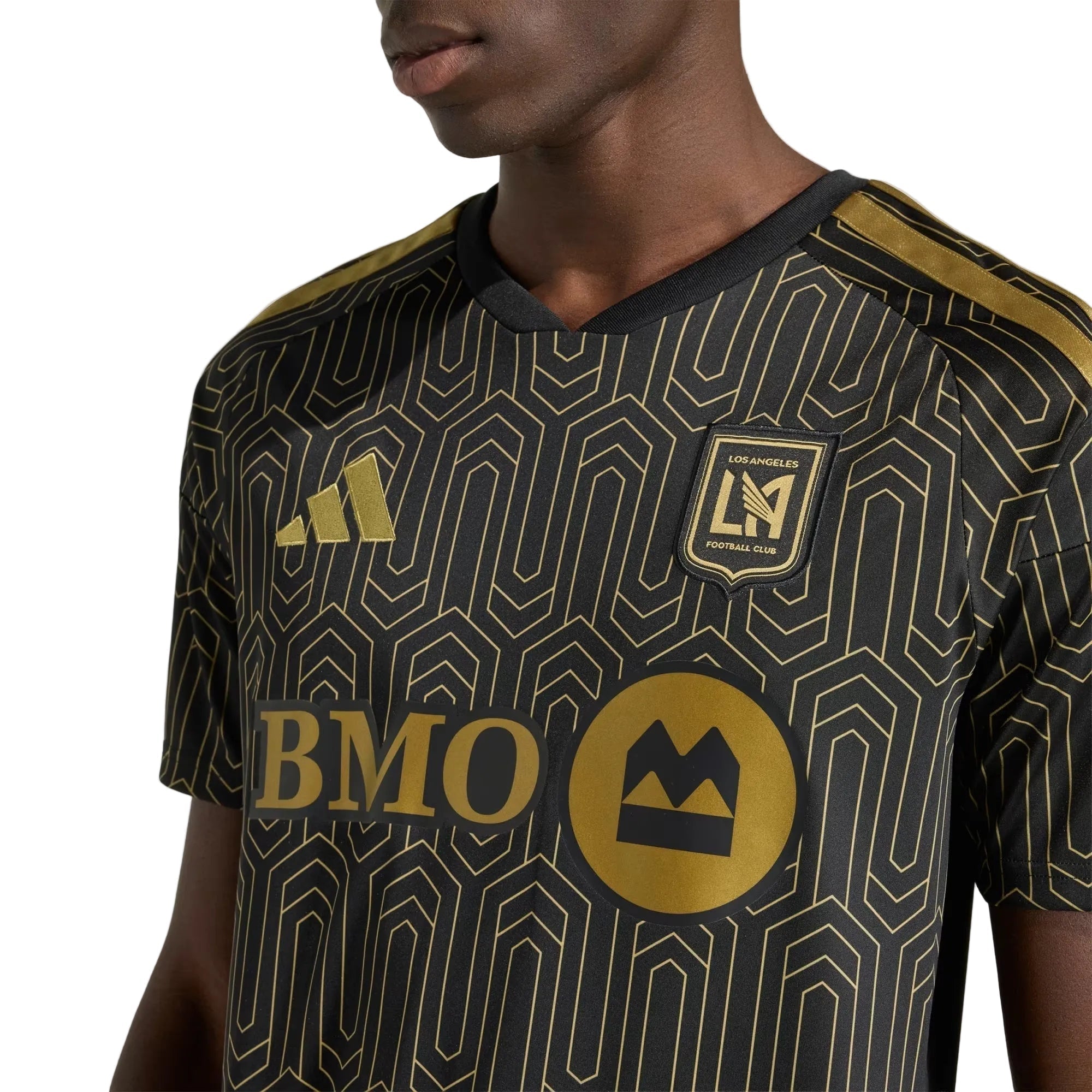 adidas Men's Ebobisse LAFC Stadium Home Jersey 26/27 (Black/Gold)