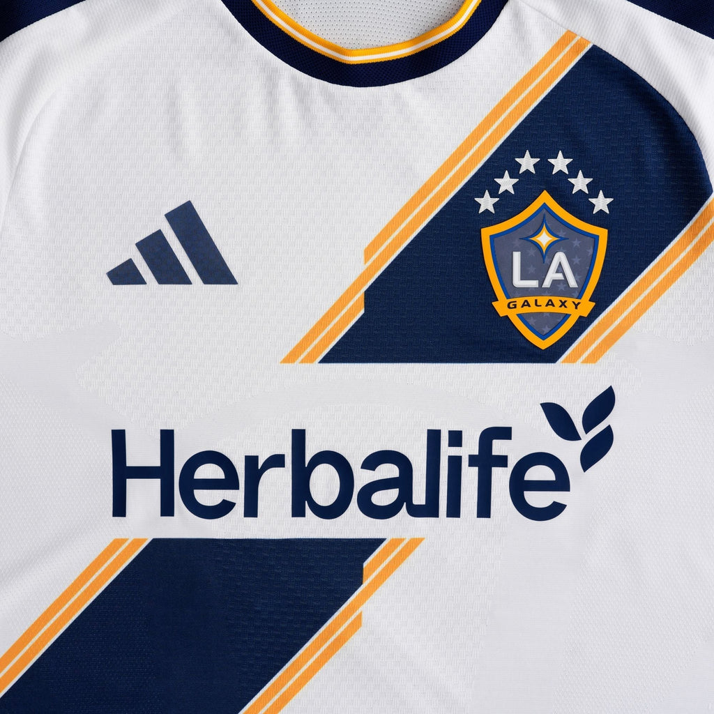 adidas Men's Reus LA Galaxy Authentic Match Home Jersey 26/27 (White) (